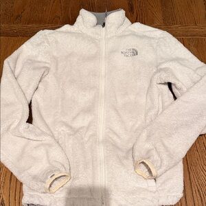 The North Face ladies white oso Fleece Jacket sz XS